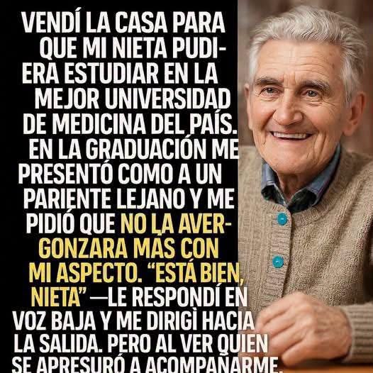 Vendió la casa donde vivió toda su vida para pagar la carrera de su nieta, pero años después ella tomó una decisión que lo dejó sin palabras