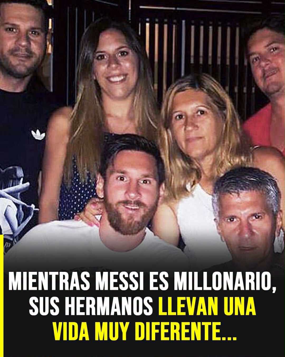 Lionel Messi: quiénes son sus tres hermanos y a qué se dedican