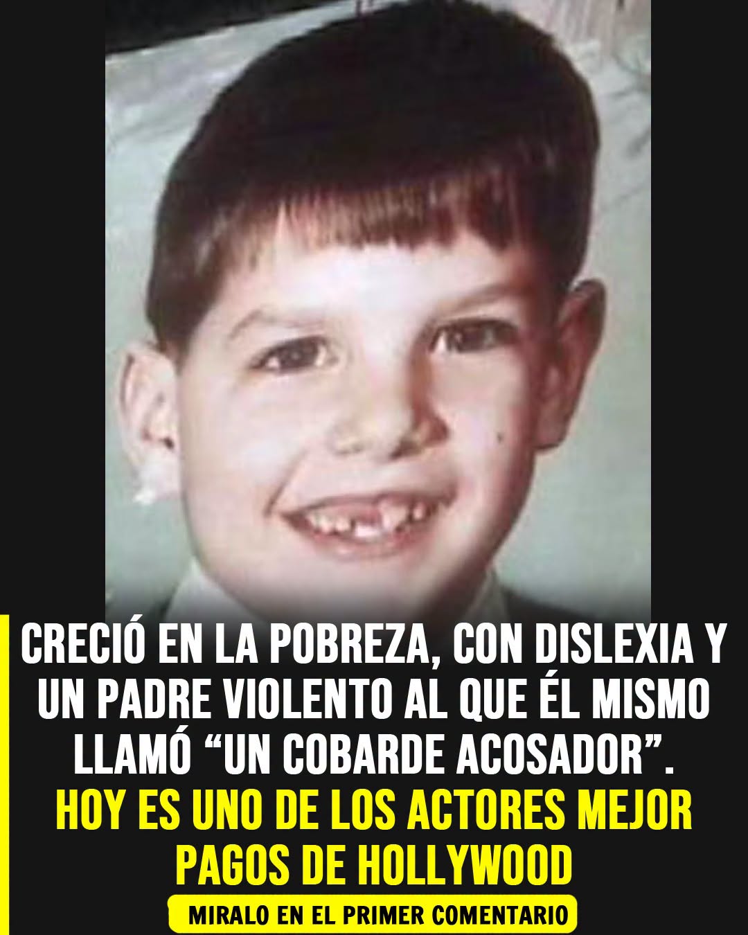 La infancia de una leyenda, marcada por la dislexia, las mudanzas y una familia difícil